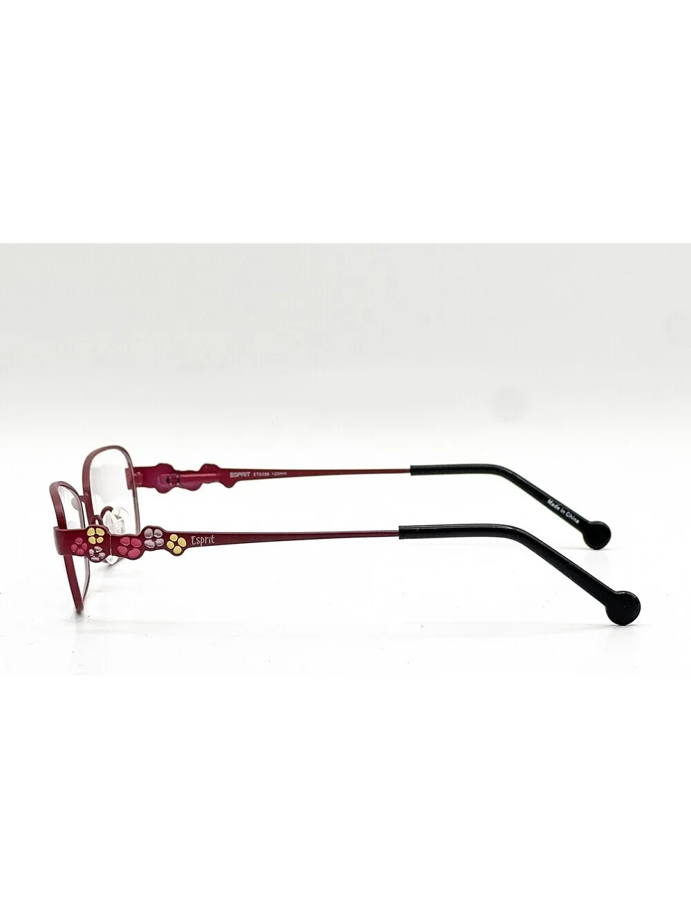 Esprit Kids Et9388 517 Burgundy Authentic Eyeglasses 46-16-120